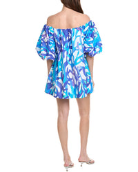 Milly Jamie Under The Sea Cotton Voile Mini Dress