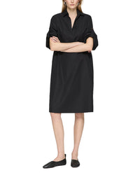 Lafayette 148 New York Tab Sleeve Popover Dress