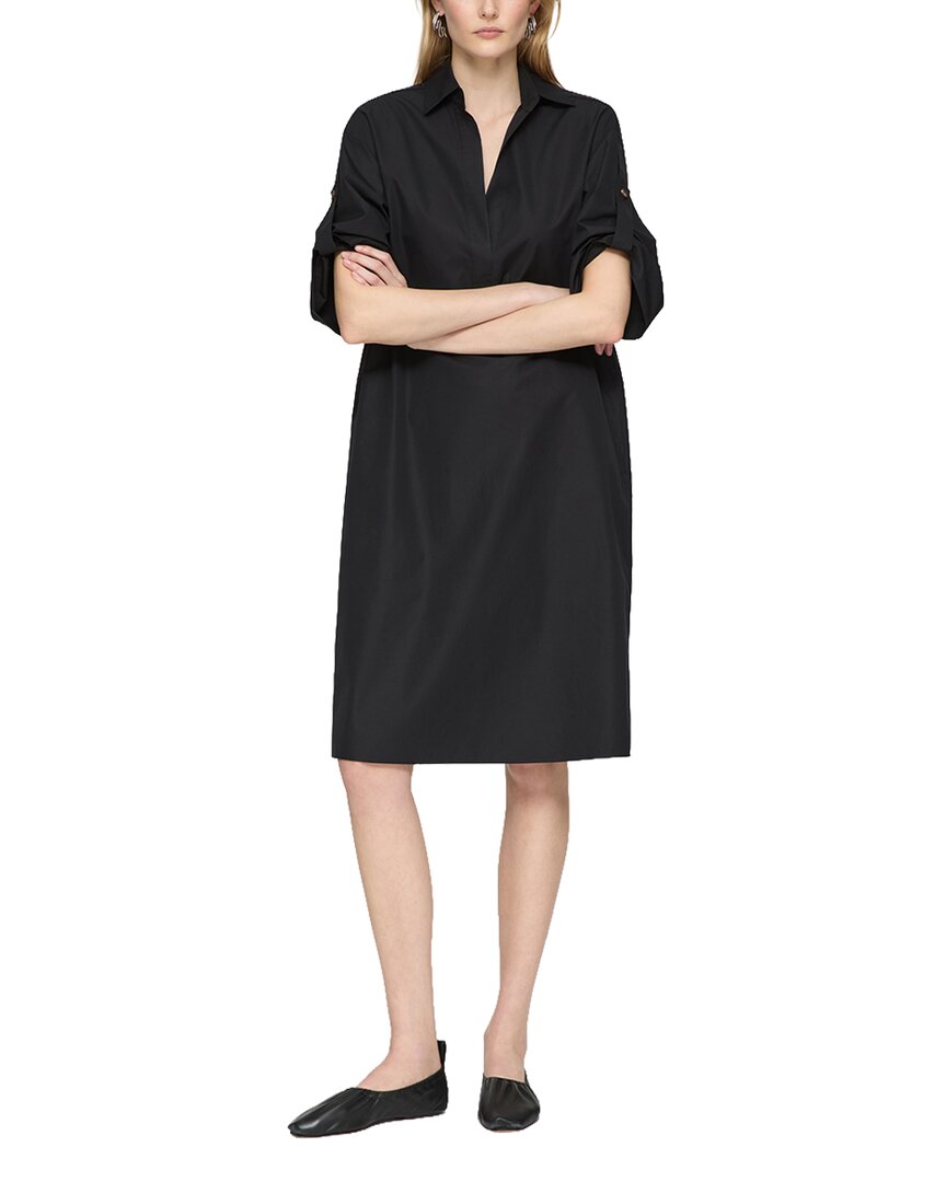 Lafayette 148 New York Tab Sleeve Popover Dress