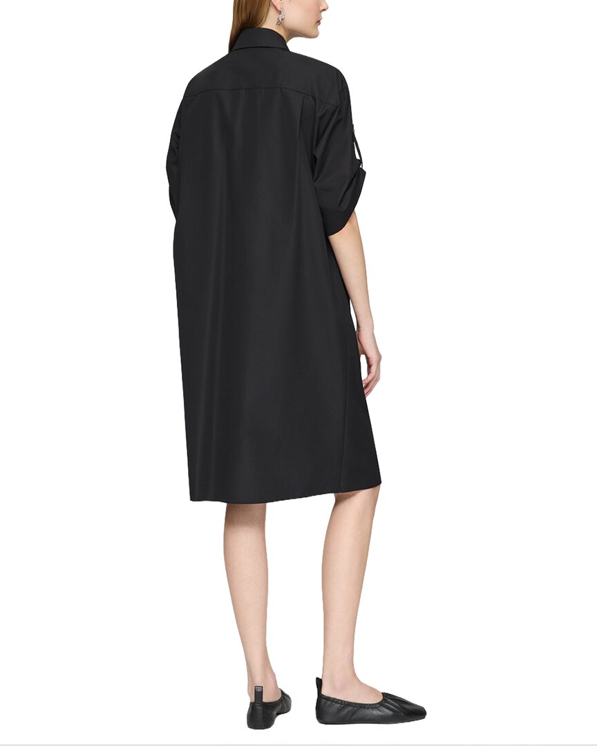 Lafayette 148 New York Tab Sleeve Popover Dress