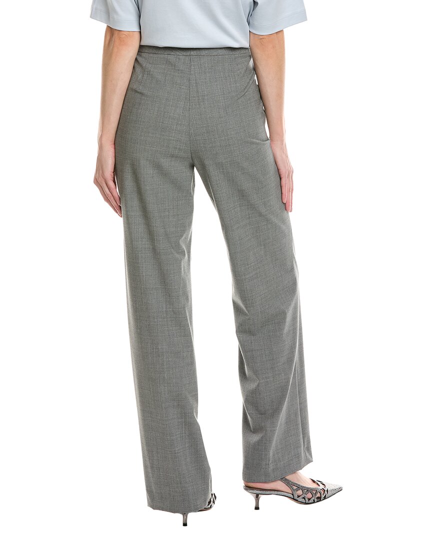 Lafayette 148 New York Irving Wool-Blend Straight Pant