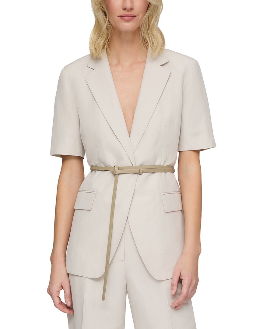 Lafayette 148 New York Silk & Linen Blazer