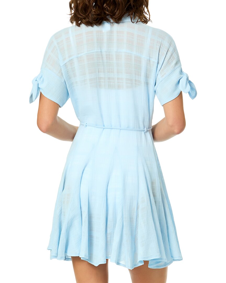 Cece Short Flare Button Up Dress