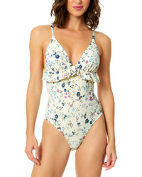 Cece Ruffle One-Piece