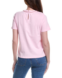 English Factory Beaded Bow T-Shirt
