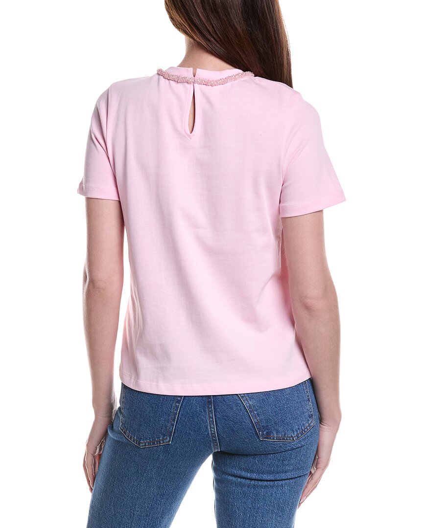 English Factory Beaded Bow T-Shirt