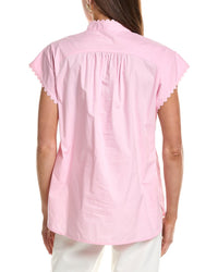 English Factory Ric Rac Detailed Short Sleeve Shirt