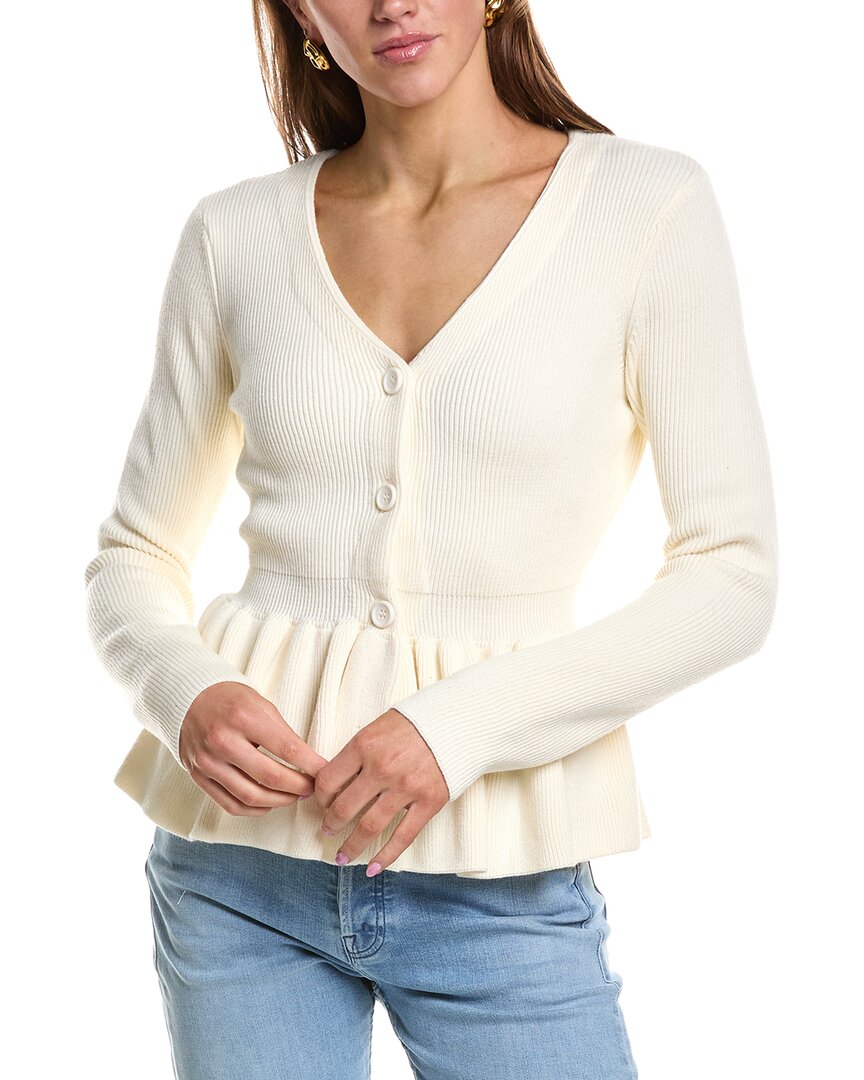English Factory Peplum Knit Wool-Blend Sweater