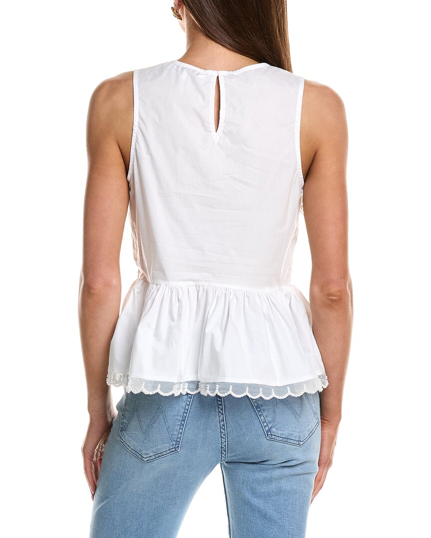 English Factory Pearl Scallop Top