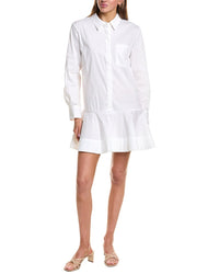 English Factory Collared Flare Skirt Dress