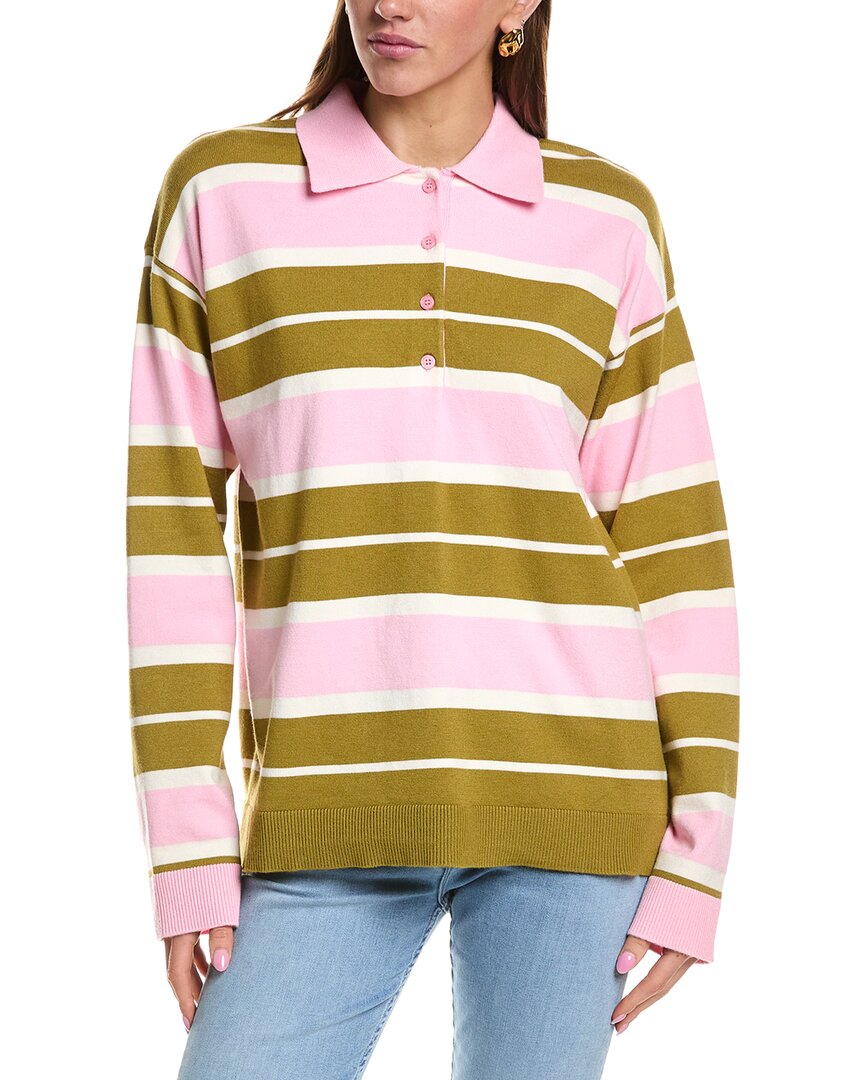 English Factory Striped Polo Knit Shirt