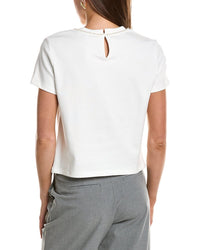 English Factory Pearl Bow Detailed T-Shirt