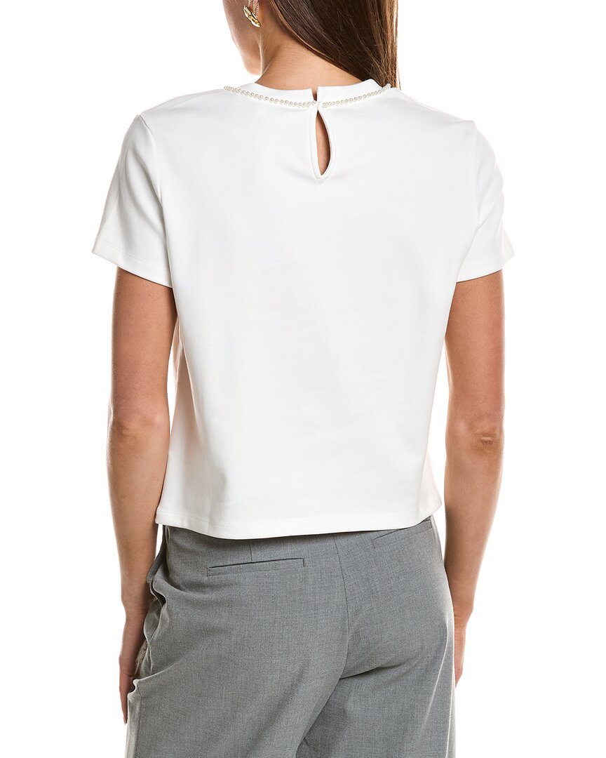 English Factory Pearl Bow Detailed T-Shirt