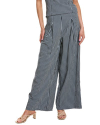 English Factory Striped Wide Leg Pant