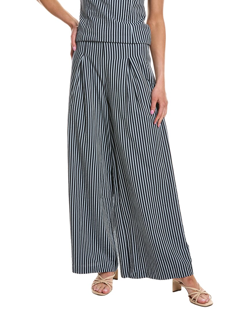 English Factory Striped Wide Leg Pant