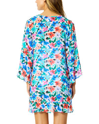 Anne Cole Bell Sleeve Flounce Tunic
