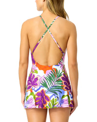 Anne Cole Surplice Maillot Skirted One-Piece