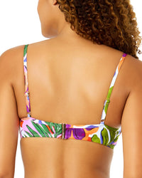 Anne Cole Shirred Underwire Top