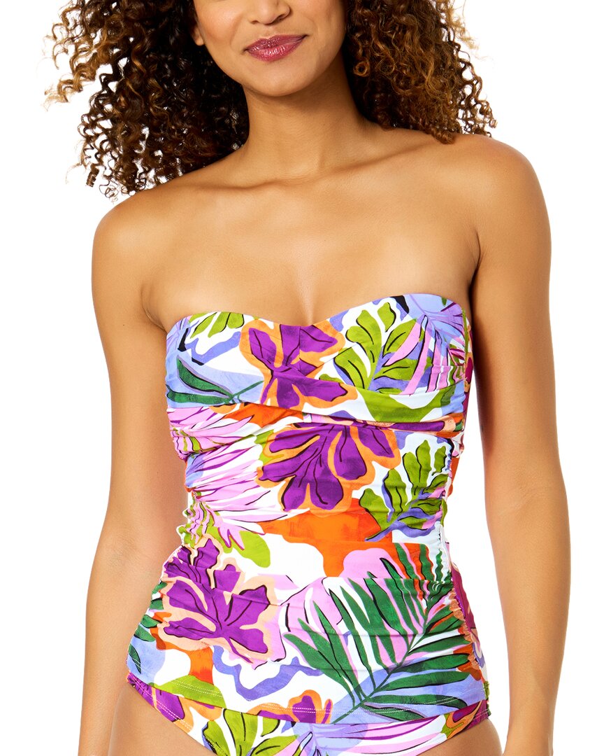 Anne Cole Twist Front Bandeau-Kini