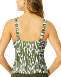 Anne Cole Drape Front Tankini
