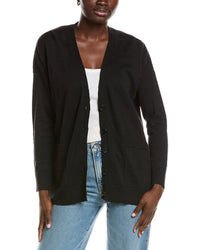 Eileen Fisher V-Neck Linen-Blend Cardigan