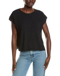 Eileen Fisher Crewneck Linen-Blend Boxy Sweater