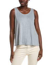 Eileen Fisher Scoop Neck Linen Tank