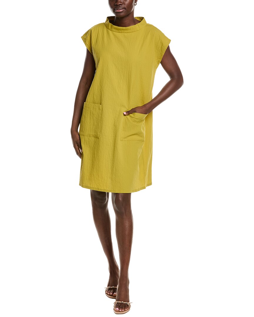 Eileen Fisher Mock Neck Mini Dress
