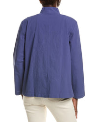 Eileen Fisher High Collar Jacket