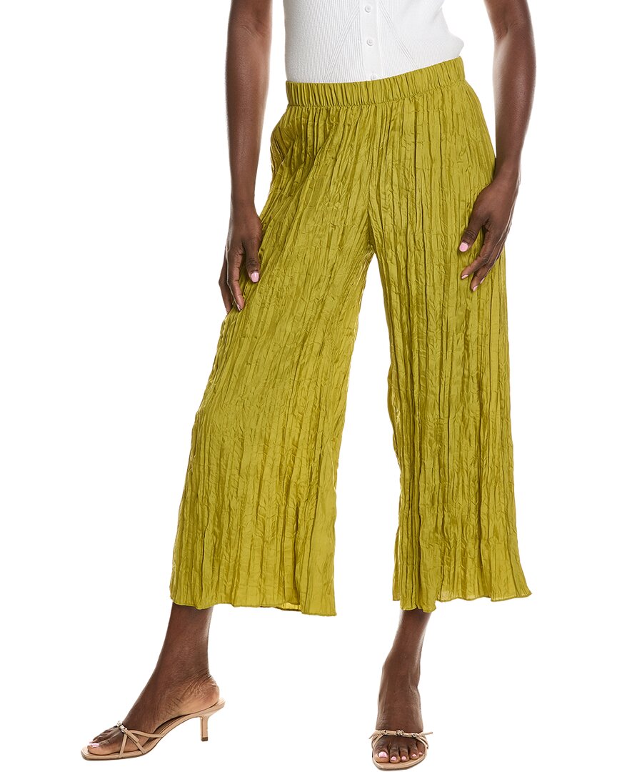 Eileen Fisher Petite Wide Ankle Silk Pant