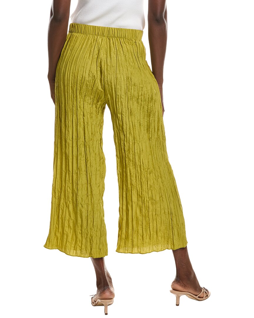 Eileen Fisher Petite Wide Ankle Silk Pant