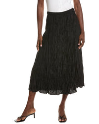 Eileen Fisher Flared Silk Midi Skirt