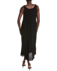 Eileen Fisher Scoop Neck Midi Dress