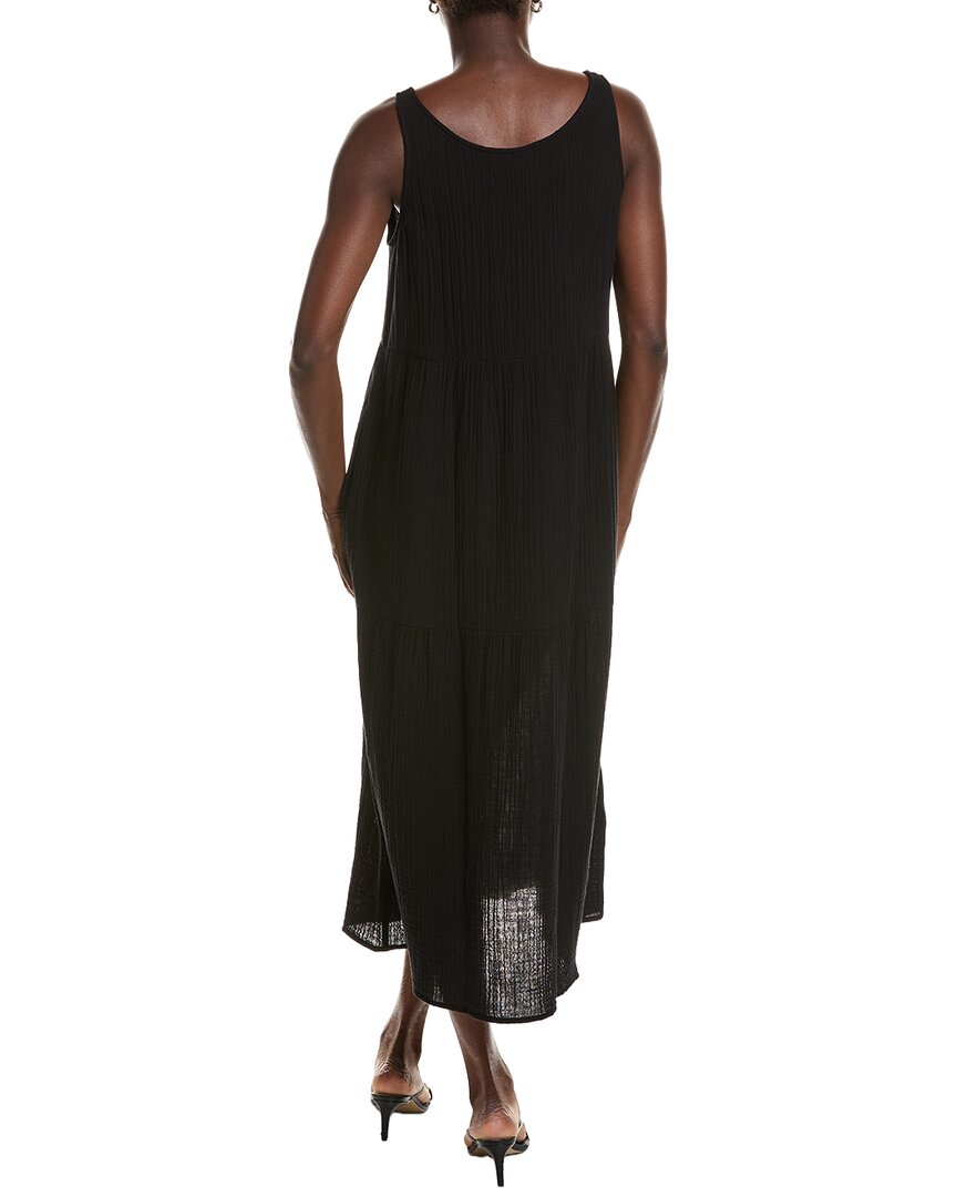 Eileen Fisher Scoop Neck Midi Dress