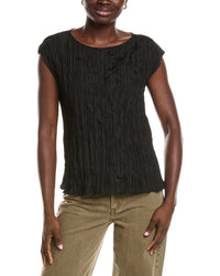 Eileen Fisher Ballet Neck Silk Top