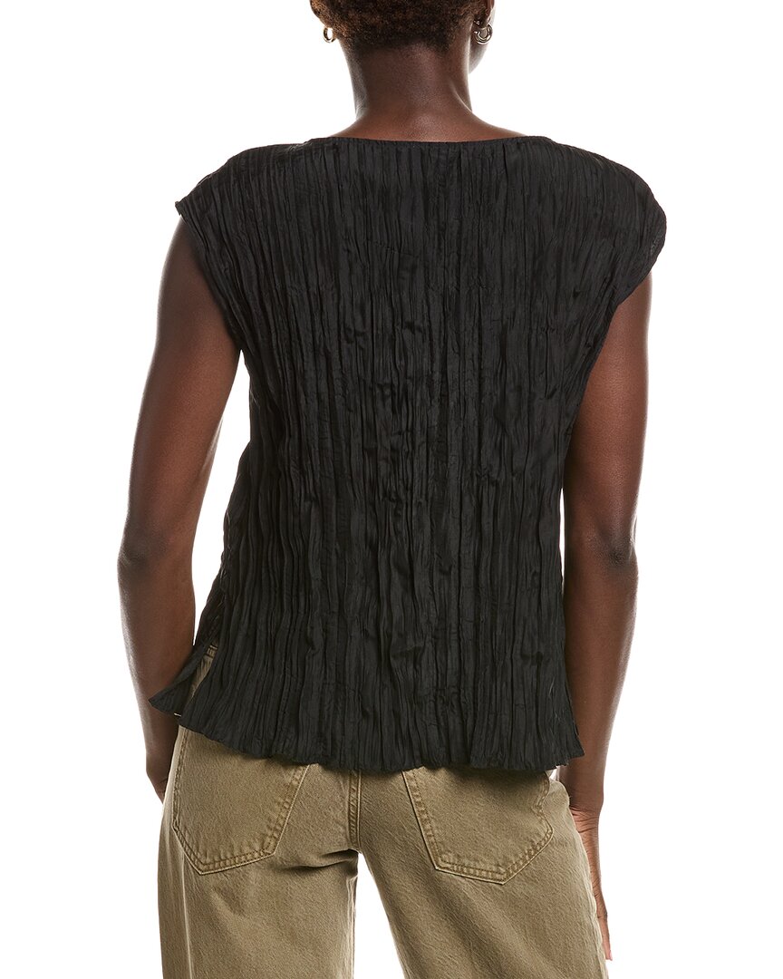 Eileen Fisher Ballet Neck Silk Top