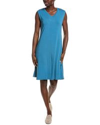 Eileen Fisher V-Neck Midi Dress