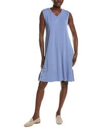 Eileen Fisher V-Neck Midi Dress