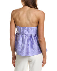 Endless Rose Jacquard Babydoll Tube Top
