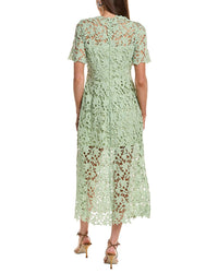 Endless Rose Lace Short Sleeves Midi Dress