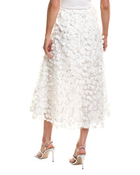 Endless Rose 3D Floral Maxi Skirt
