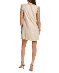 Endless Rose Beaded Linen-Blend Mini Dress