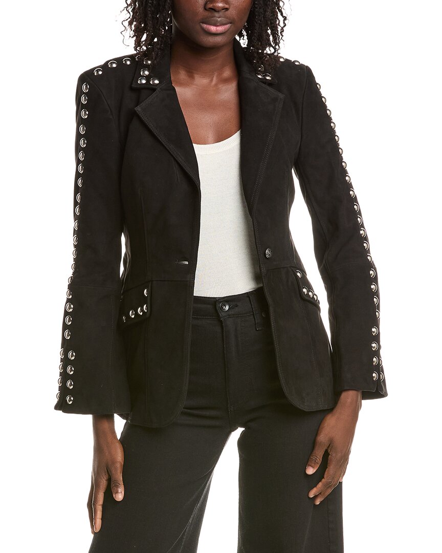 Cinq à Sept Cinq À Sept Milly Studded Suede Jacket