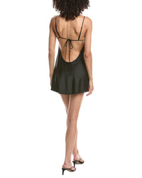 Guizio Sweetness Backless Silk- Blend Dress