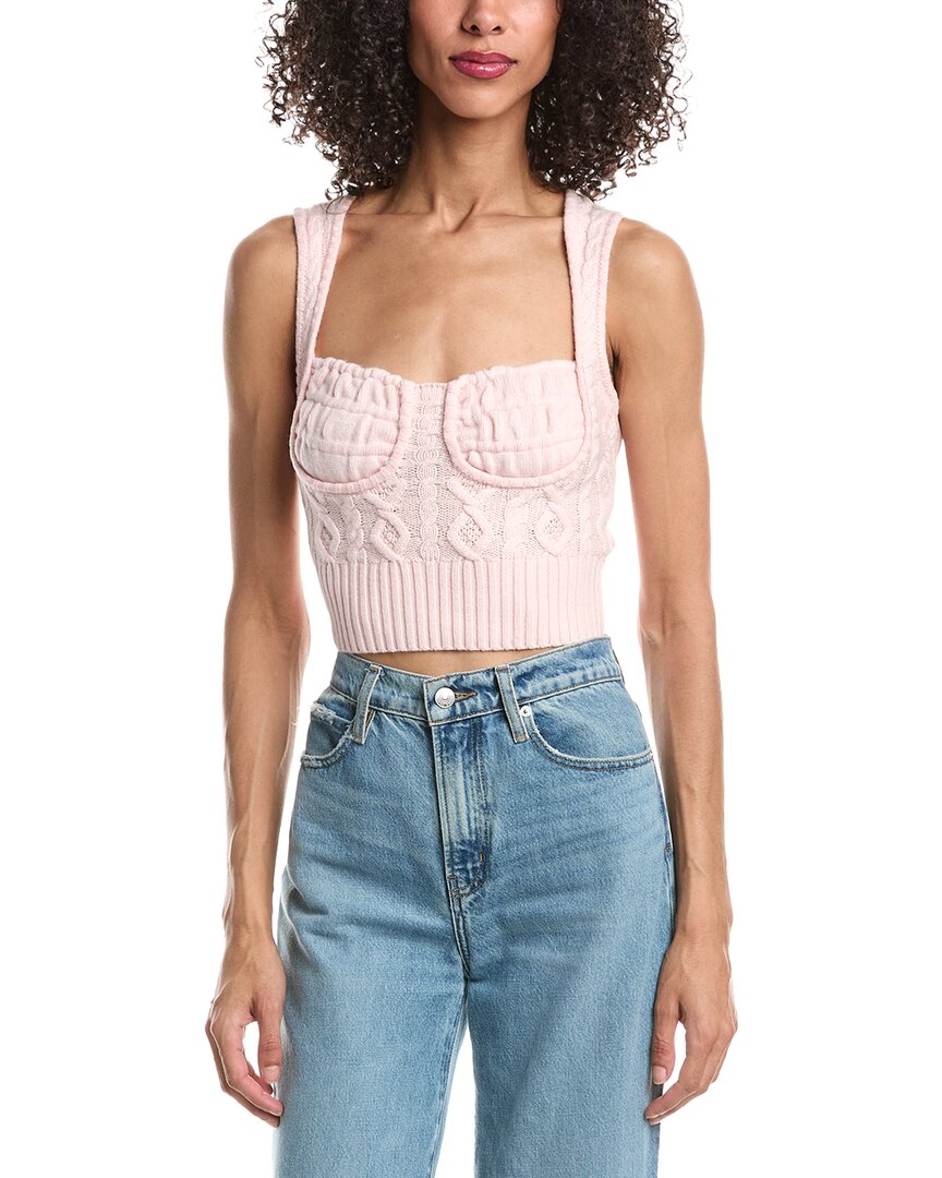 Guizio Gemma Knit Wool-Blend Top