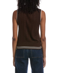 Nanette Nanette Lepore Nanette Nanette Lepore Tie Front Sweater Vest