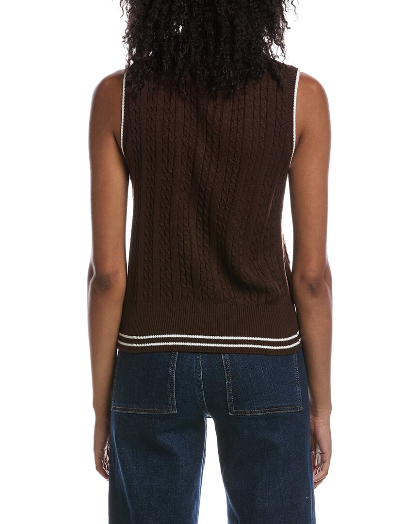 Nanette Nanette Lepore Nanette Nanette Lepore Tie Front Sweater Vest