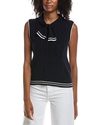 Nanette Nanette Lepore Nanette Nanette Lepore Tie Front Sweater Vest