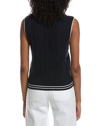 Nanette Nanette Lepore Nanette Nanette Lepore Tie Front Sweater Vest