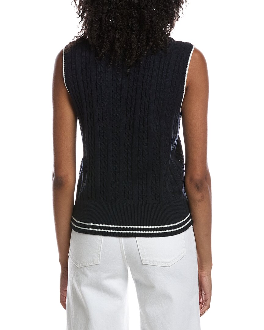 Nanette Nanette Lepore Nanette Nanette Lepore Tie Front Sweater Vest